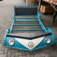 Vw Bulli Bettgestell +Metallgestell +Lederkopfteil +Einzelstück