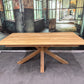 Esstisch Tisch Eiche +Vollmassiv+Spider Holz+Auszug 85cm+Auf Lager