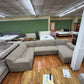 Wohnlandschaft Couch Sofa +Webstoff