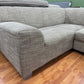 Wohnlandschaft Couch Sofa +Webstoff