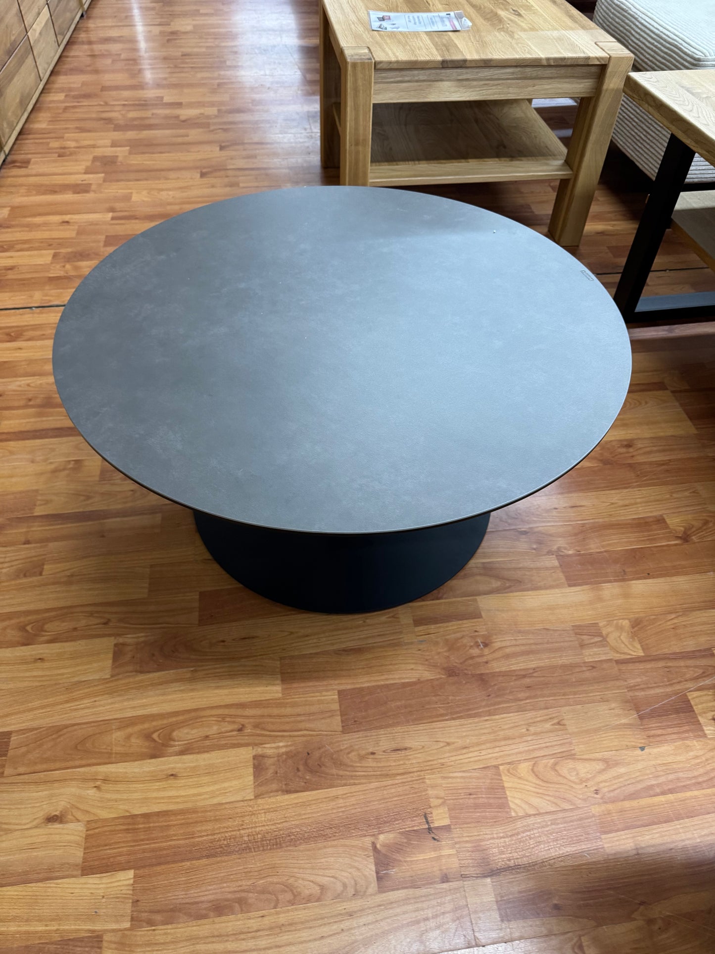 Couchtisch Beistelltisch +Glasplatte mit Keramikauflage +Metallgestell +Neu auf Lager