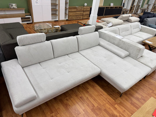 Sofa Couch Wohnlandschaft +Rückentiefenverstellung +Kopfstützenwechselbar +Armlehnenverstellung