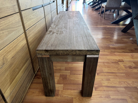 Sitzbnak Bank +Einzelstück +Akazie +Vollmassiv