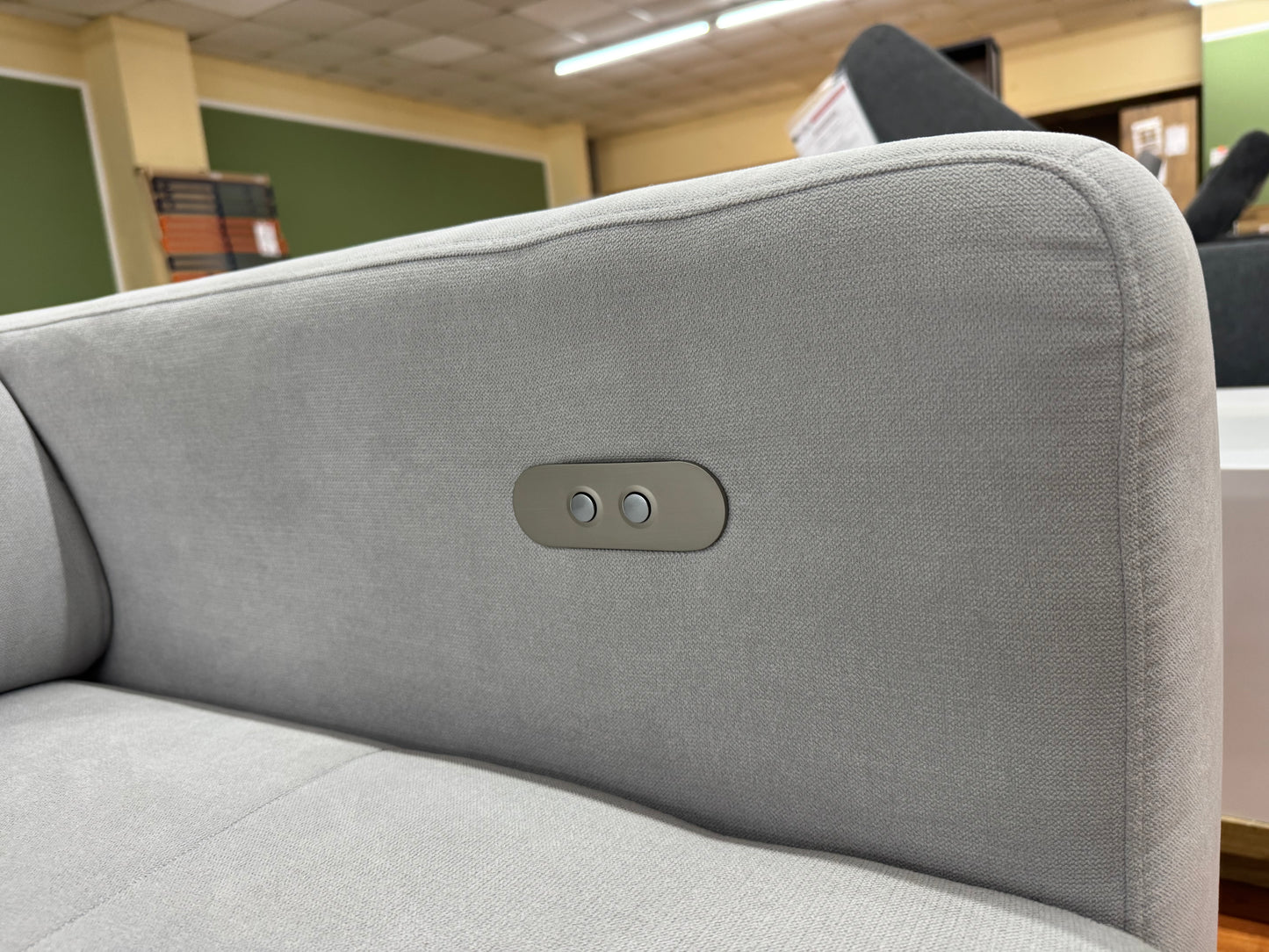 Sofa Couch Wohnlandschaft +elektr. Sitztiefenverstellung +Kopfstützenverstellung +Seitenverkehrt verfügbar