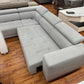 Sofa Couch Wohnlandschaft +elektr. Sitztiefenverstellung +Kopfstützenverstellung +Seitenverkehrt verfügbar