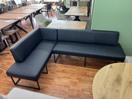 Eckbank Bank Stuhl Stühle +Metallgestell +160x255cm