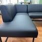 Eckbank Bank Stuhl Stühle +Metallgestell +160x255cm