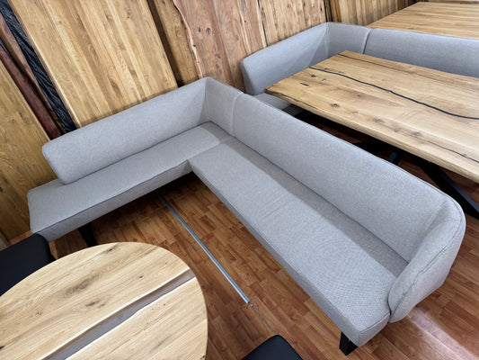 Eckbank Bank Stuhl Stühle +vers. Größen +Metallgestell +160x255cm
