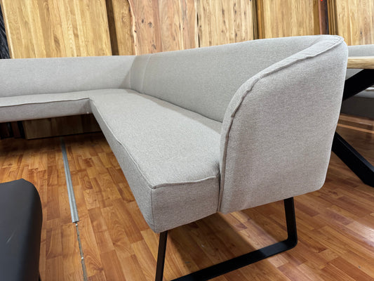 Eckbank Bank Stuhl Stühle +vers. Größen +Metallgestell +160x255cm