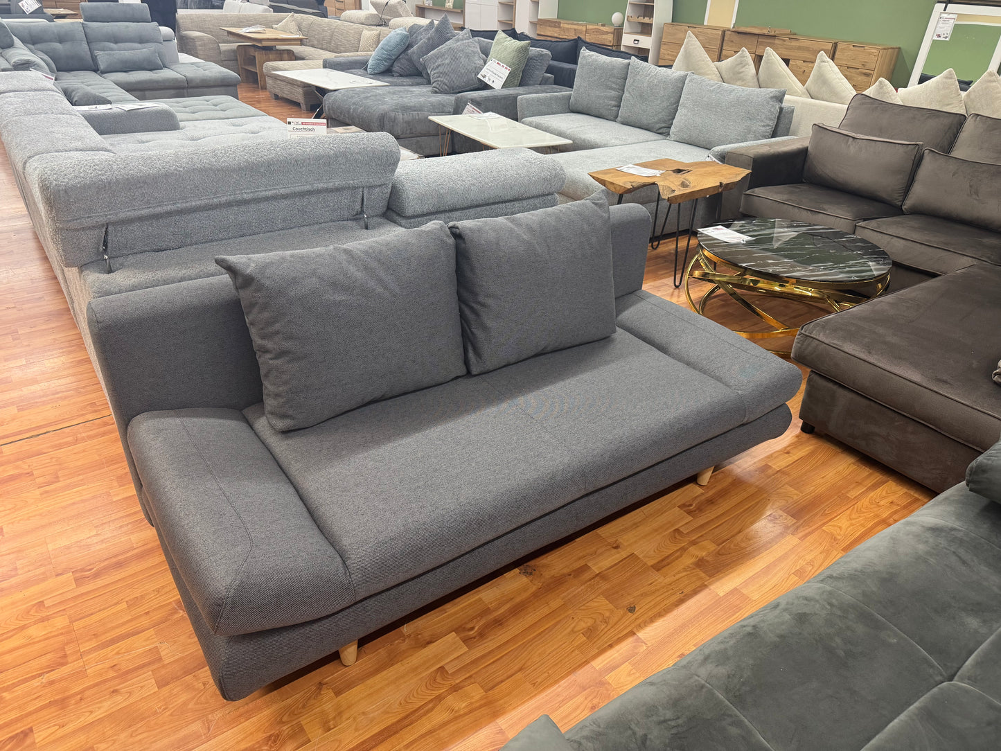 Sofa Couch Wohnlandschaft +Liegefläche +Kissen +Stauraum +Bettfunktion