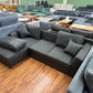 Sofa Couch Wohnlandschaft +Bettfunktion +Stauraum +Kissen