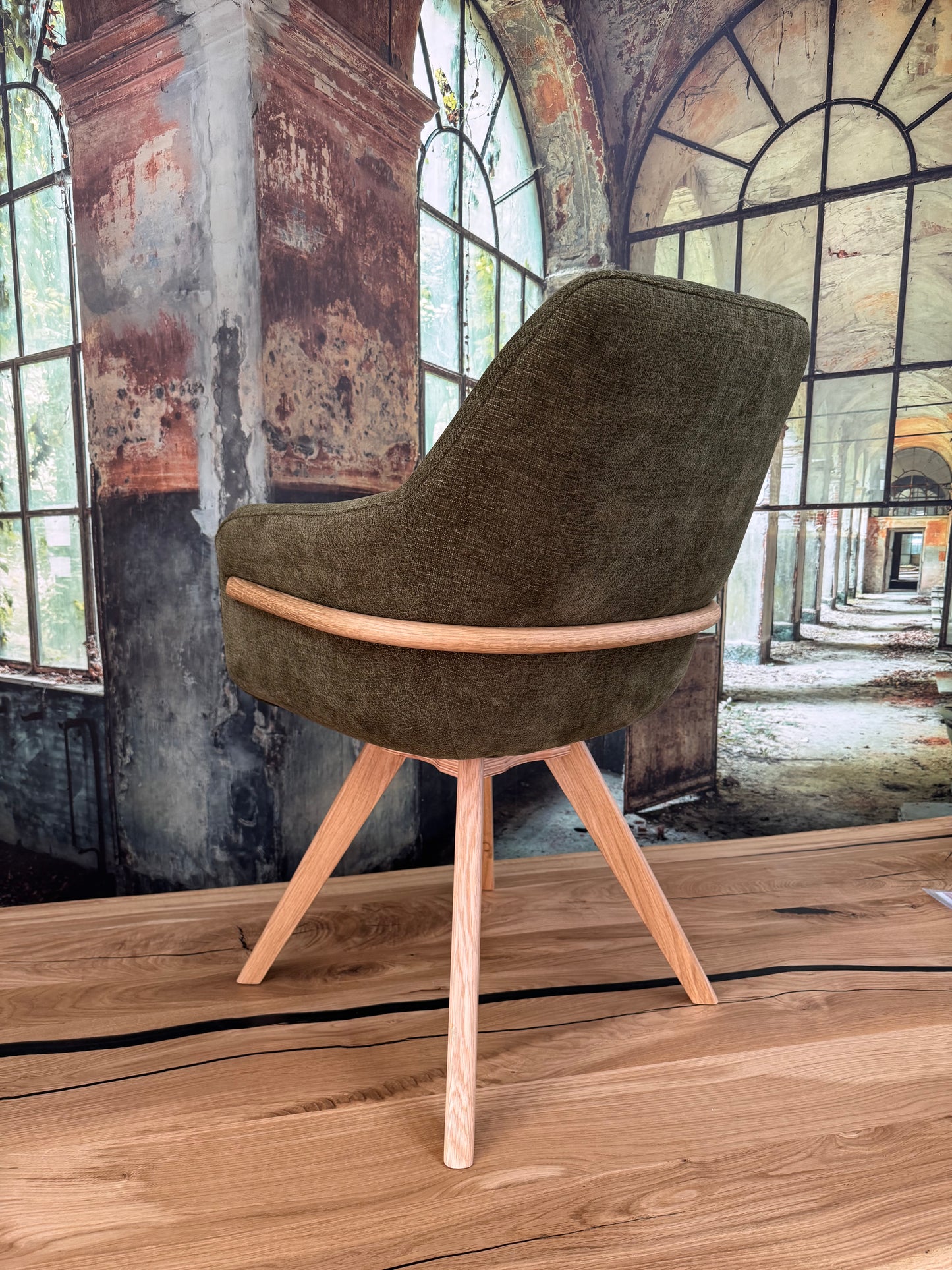 Esszimmerstuhl Stuhl Stühle +Holzdekor +Dreh-Rück-Funktion +extra dick gepolstert +Massivholzfüße +verschiedene Farben +Neu auf Lager