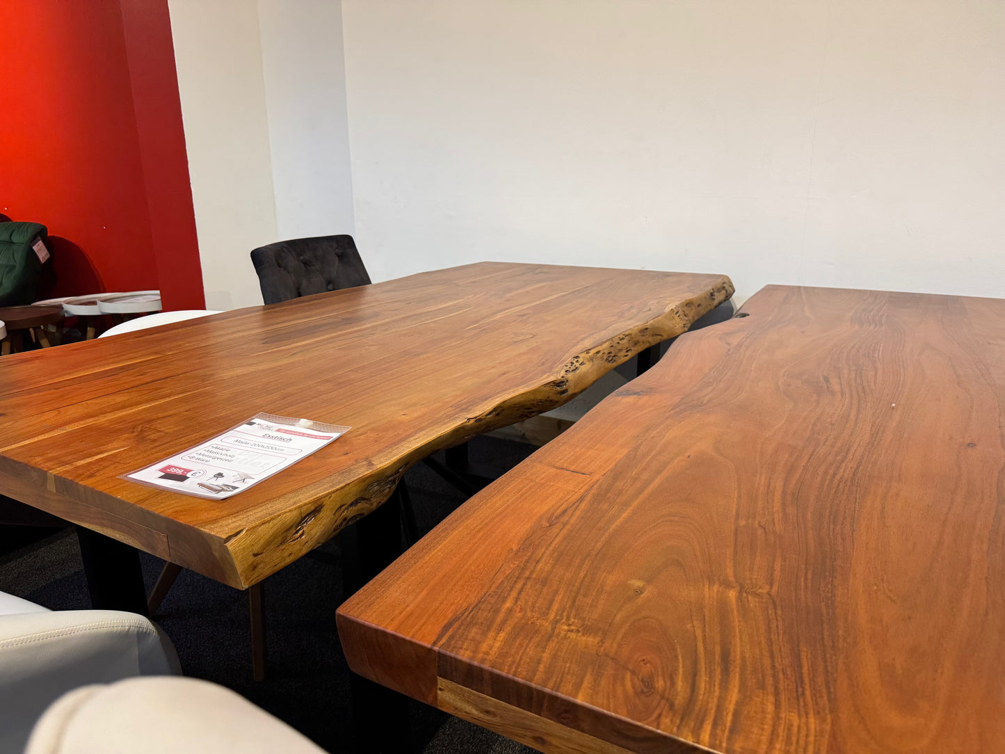 Esstisch Tisch Esszimmertisch +Akazie +Metallfüße +B-Ware +vers. Größen