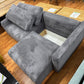 Sofa L-Couch +Cord +Bettfunktion +Stauraum +beidseitig montierbar +auch in Beige erhältlich