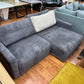 Sofa L-Couch +Cord +Bettfunktion +Stauraum +beidseitig montierbar +auch in Beige erhältlich