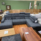 Wohnlandschaft Couch Sofa +Sitztiefenverstellung +Nierenkissen +Kopfstützen einstellbar