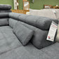 Wohnlandschaft Couch Sofa +Sitztiefenverstellung +Nierenkissen +Kopfstützen einstellbar