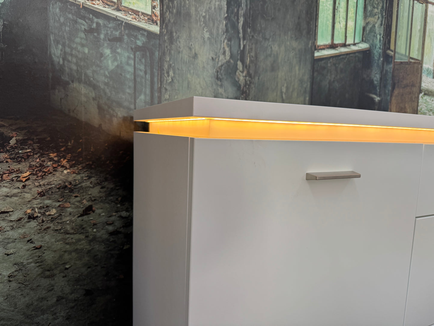 Highboard Kommode Sideboard +LED-Beleuchtung +Schubladen +vers. Modelle +Neu auf Lager
