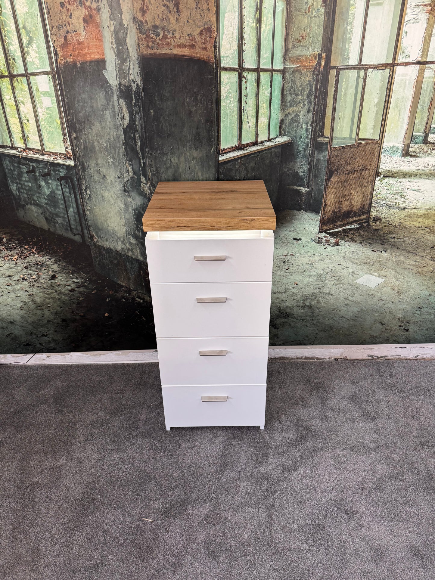 Kommode Sideboard Highboard +LED-Beleuchtung +Schubladen +Neu auf Lager