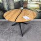 Esstisch +Rund 120cm +Epoxidharz +Spidergestell +Metallgestell