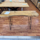 Konsole +echte Baumkante +Echtholz +Massivholz +Teak +Metallgestell +Neu auf Lager
