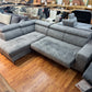 Sofa Couch Wohnlandschaft +elektr. Sitztiefenverstellung +Stauraum +Kopfstützenverstellung +Rückentiefenverstellung