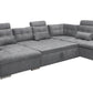 Wohnlandschaft Sofa Couch + Bettfunktion + Stauraum