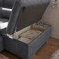 Wohnlandschaft Sofa Couch + Bettfunktion + Stauraum