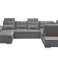 Wohnlandschaft Sofa Couch + Bettfunktion + Stauraum