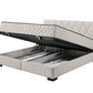 Bett Kastenbett + Stauraum + wende Matratzen + grau oder Beige auf Lager