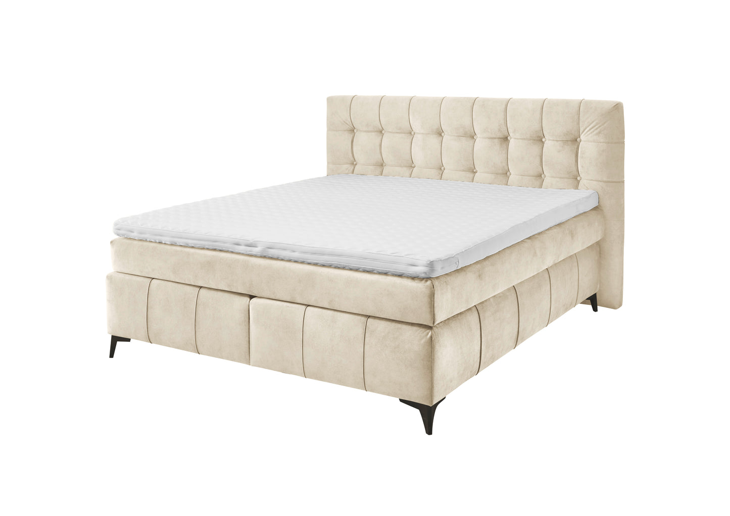 Boxspringbett Bett + Topper + 180x200cm +Neu auf Lager