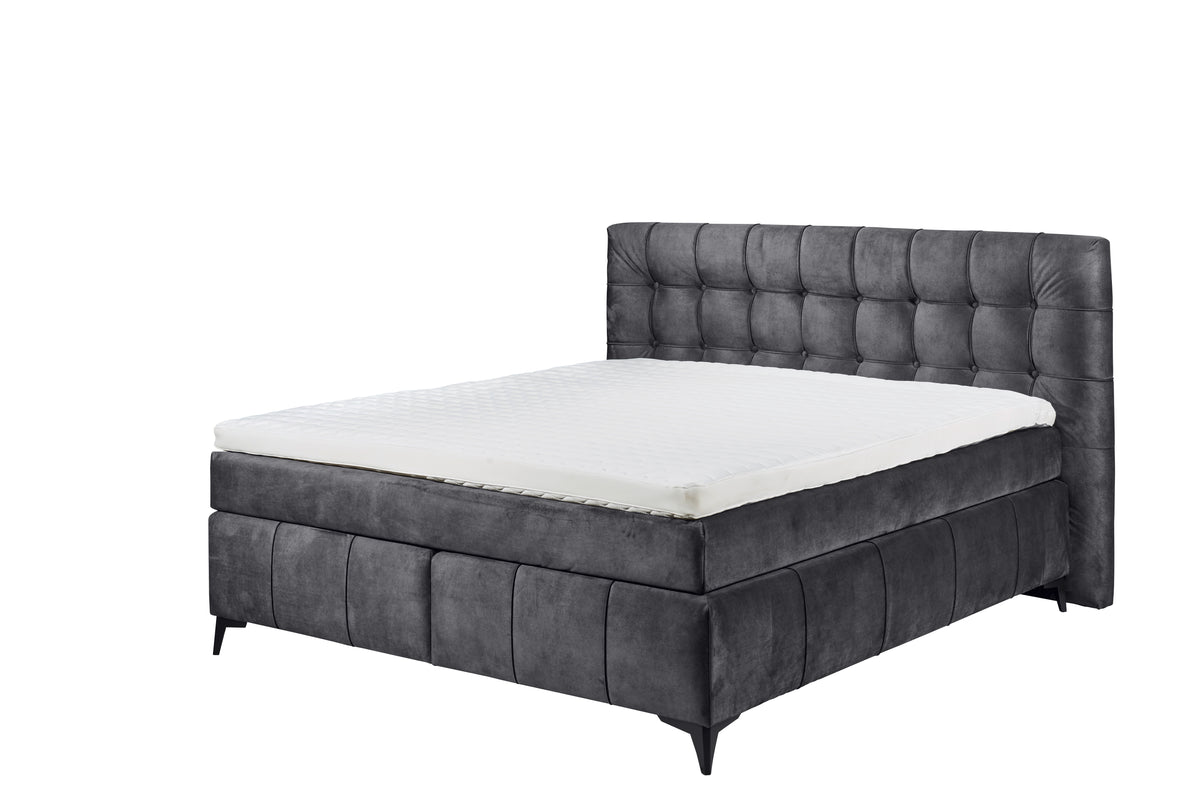 Boxspringbett Bett +7 Zonen Wende Matratzen + Topper