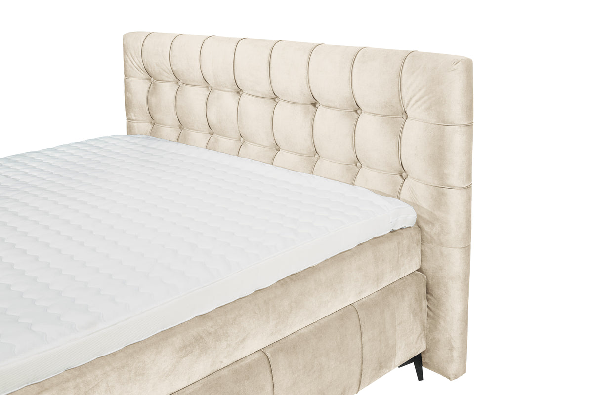 Boxspringbett Bett +7 Zonen Wende Matratzen + Topper