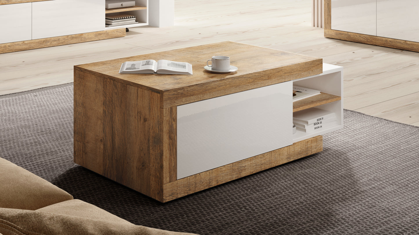 Vitrine + Soft Close +Neu auf Lager Verfügbar + Einlegebodenkante