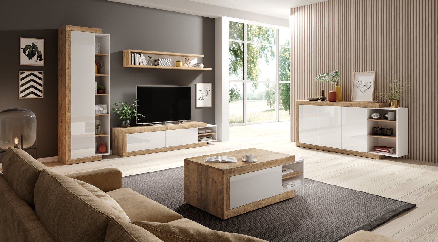 Hochkommode + Soft Close + Einlegebodenkante + Neu auf Lager