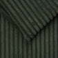 Wohnlandschaft Couch Sofa + Cord Stoff grün + Kissen
