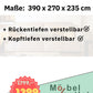 Wohnlandschaft + Rückentiefen verstellbar + Kopftiefen verstellbar
