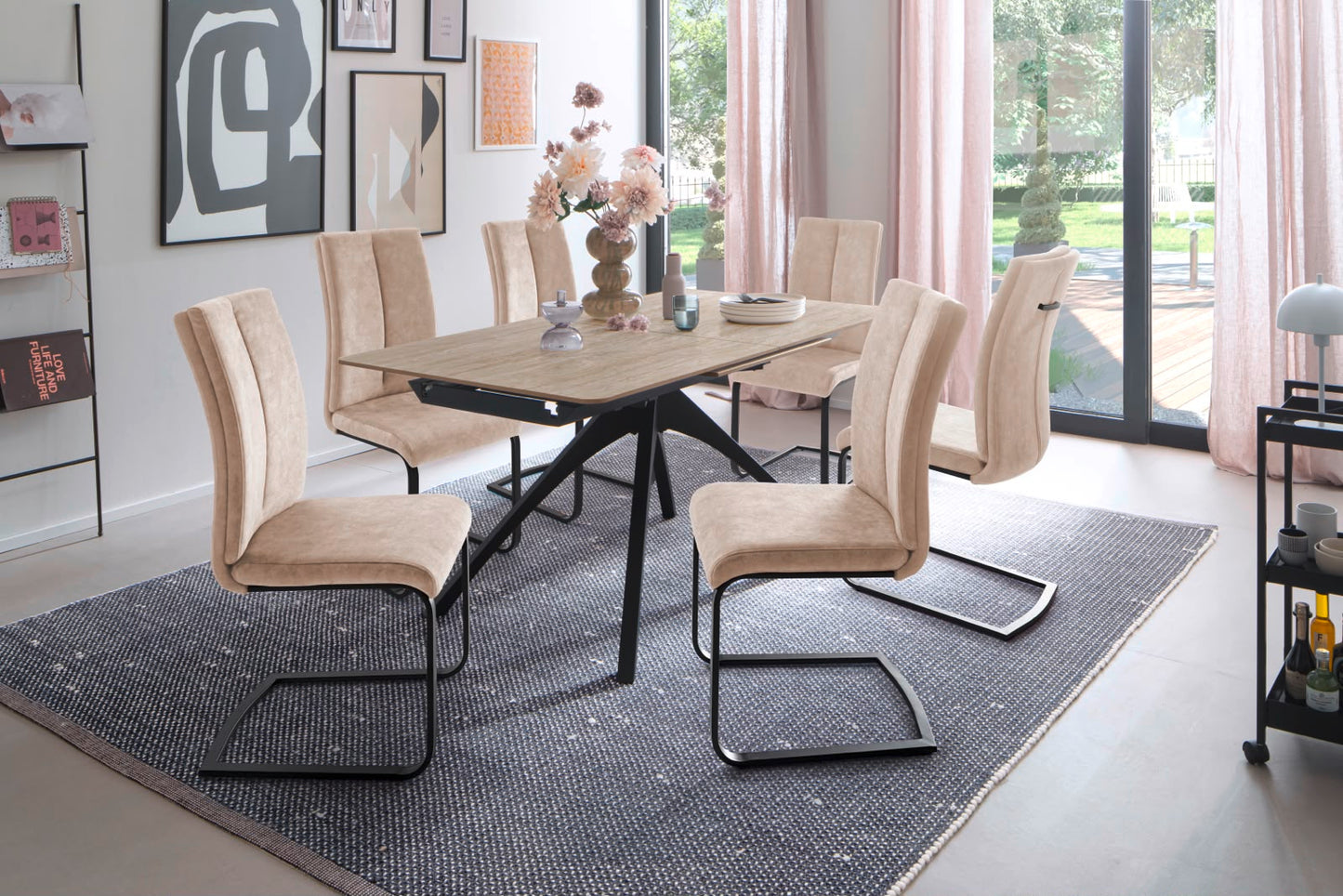Esszimmertisch Tisch Auszugstisch +Keramikplatte +versch. Modelle +Spidergestell +Neu auf Lager