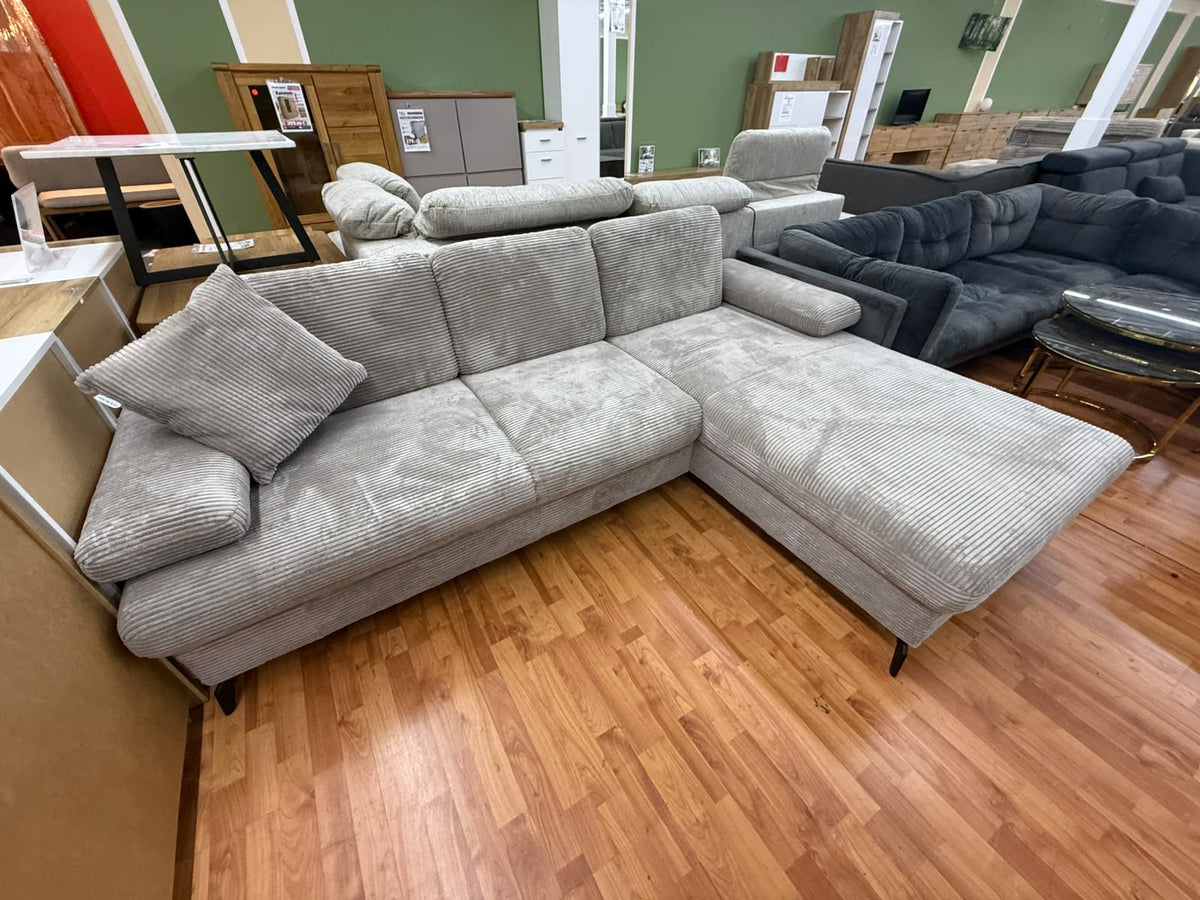 Sofa Couch Wohnlandschaft +Cord +vers. Farben +Kissen