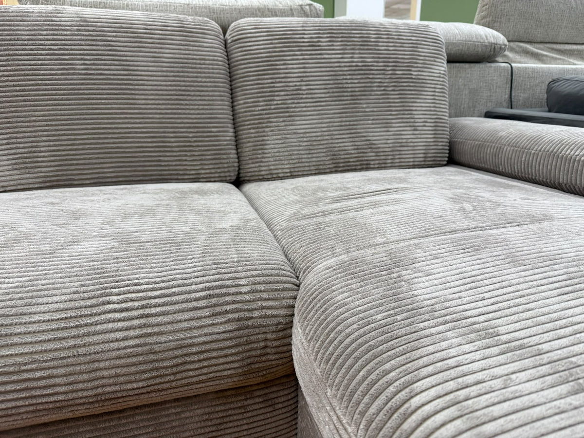 Sofa Couch Wohnlandschaft +Cord +vers. Farben +Kissen
