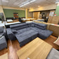 Sofa Couch Wohnlandschaft +Kopfstützenverstellung +Stauraum +Bettfunktion