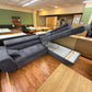 Sofa Couch Wohnlandschaft +Kopfstützenverstellung +Stauraum +Bettfunktion