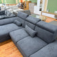 Sofa Couch Wohnlandschaft +Nierenkissen +Armlehnenverstellung +Kopfstützenverstellung