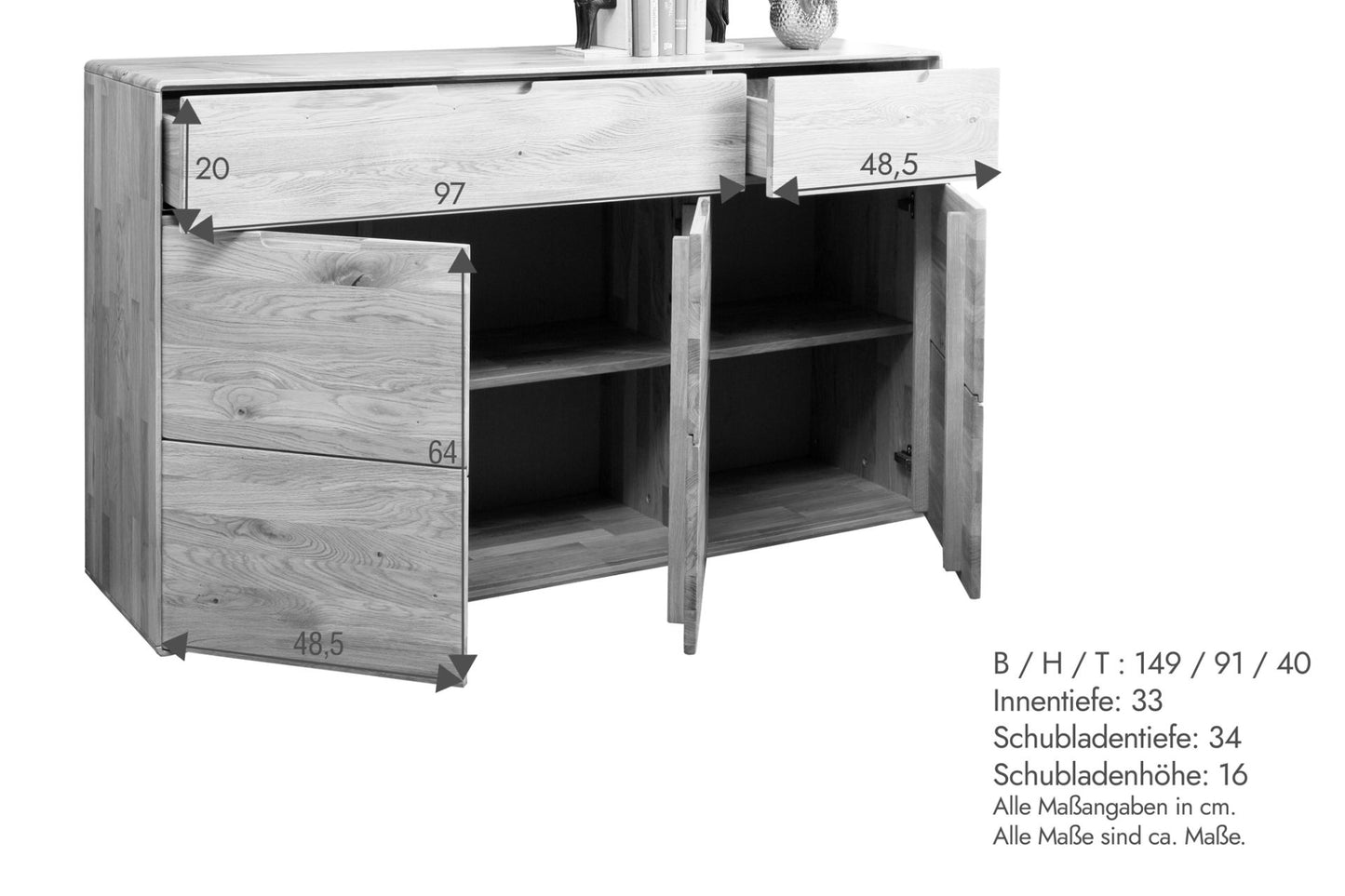 Kommode +Massivholz +vers. Modelle +Neu auf Lager