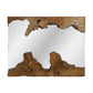 Teak Massivholz  Spiegel 80x60cm