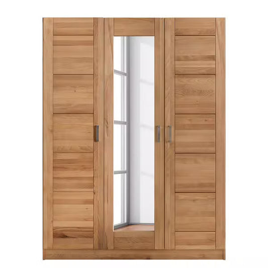 Kleiderschrank +versch. Breiten +Spiegel +Massivholz Front