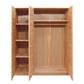 Kleiderschrank +versch. Breiten +Spiegel +Massivholz Front
