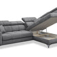 Sofa Couch + Elektrische Sitztiefe + Stauraum Groß + Kopfteile verstellbar