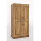 Kleiderschrank +versch. Breiten +Spiegel +Massivholz Front