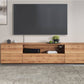 TV-Kommode Massivholz Griffmulde vers. Modelle